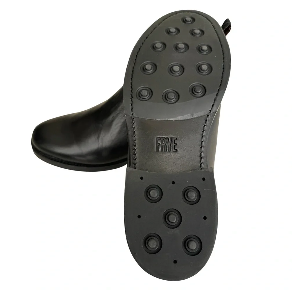 FRYE Dylan Chelsea Boots Black Leather Mens